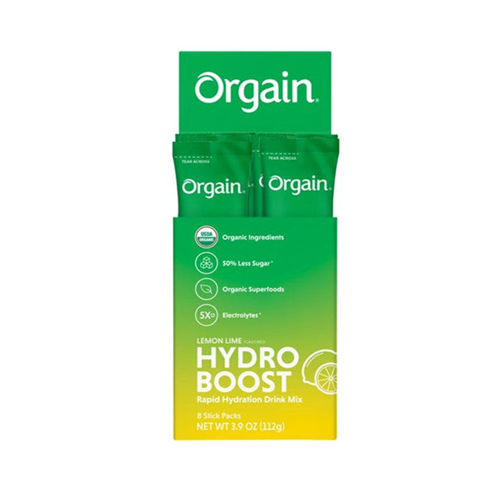 Orgain Organic Hydroboost Rapid Hydration Drink Mix - 8 Stick Packs