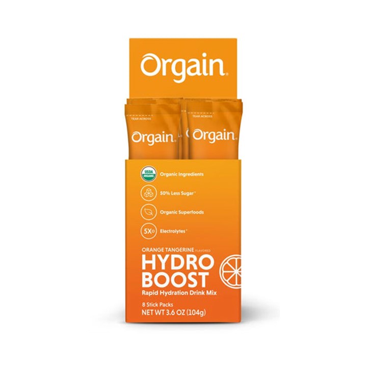 Orgain Organic Hydroboost Rapid Hydration Drink Mix - 8 Stick Packs