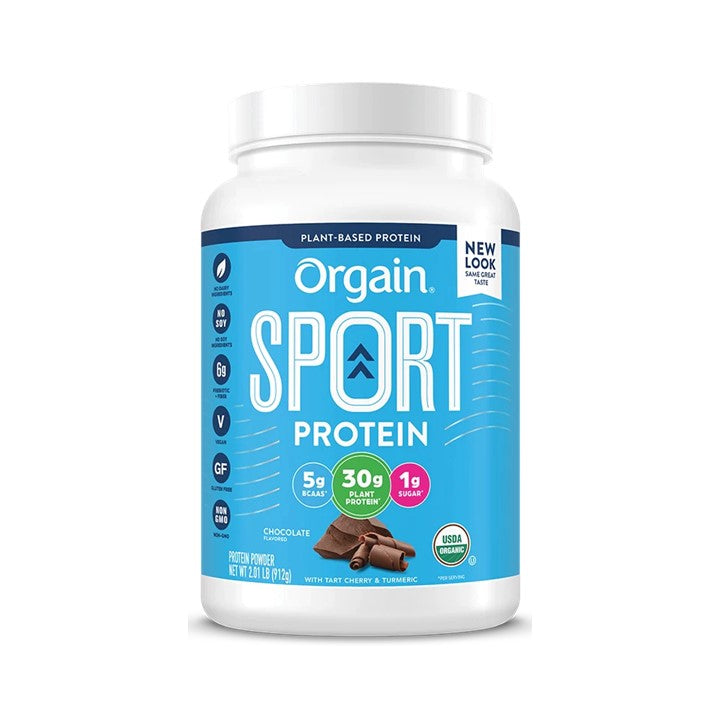 Orgain Organic Sport Protein Powder - Plant Based - 2.01 lbs