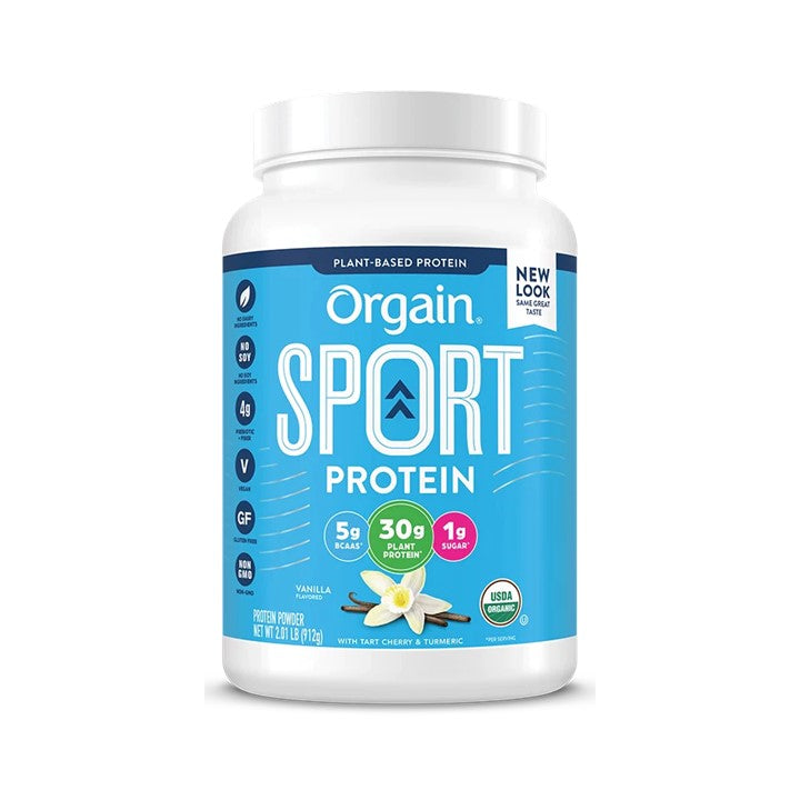 Orgain Organic Sport Protein Powder - Plant Based - 2.01 lbs