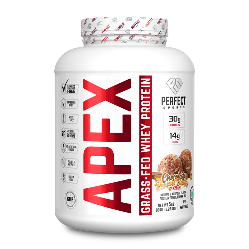 Perfect Sports Apex Grass-Fed 100% Whey Protein Shake - 5lbs