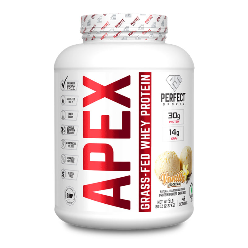 Perfect Sports Apex Grass-Fed 100% Whey Protein Shake - 5lbs