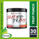 PROSCIENCE NUTRA SUPER PUMP HIGH STIM PREWORKOUT - 30 SERVINGS - FRUIT PUNCH