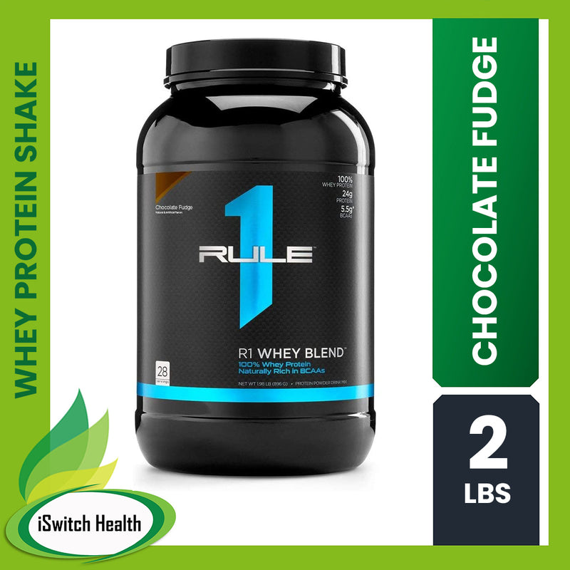 RULE 1 R1 WHEY BLEND - 2LBS - CHOCOLATE FUDGE