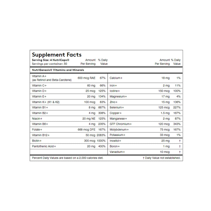 Performance Lab Core Range - Multi Men's - 120 Nutricaps