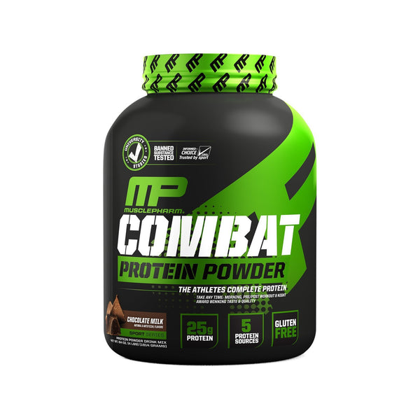 MusclePharm  Combat Powder Protein Blend Chocolate Milk - 4lbs