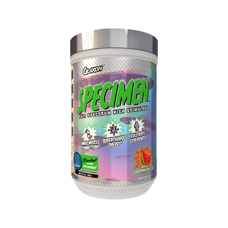 Glaxon Specimen Yo-Yo - High Stimulant Pre-workout Watermelon Ice - 21 Servings