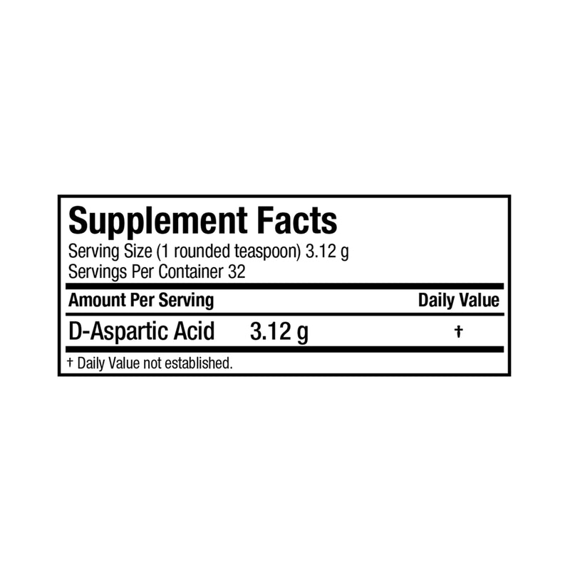 AllMax Nutrition D-Aspartic Acid - 100g | AllMax Nutrition