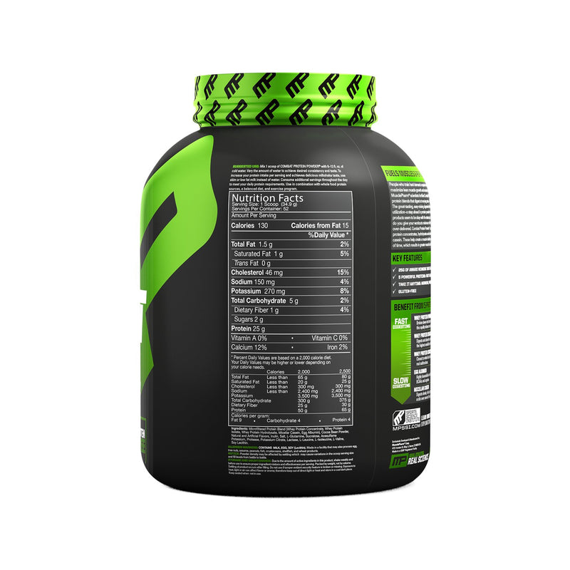 MusclePharm  Combat Powder Protein Blend Chocolate Milk - 4lbs