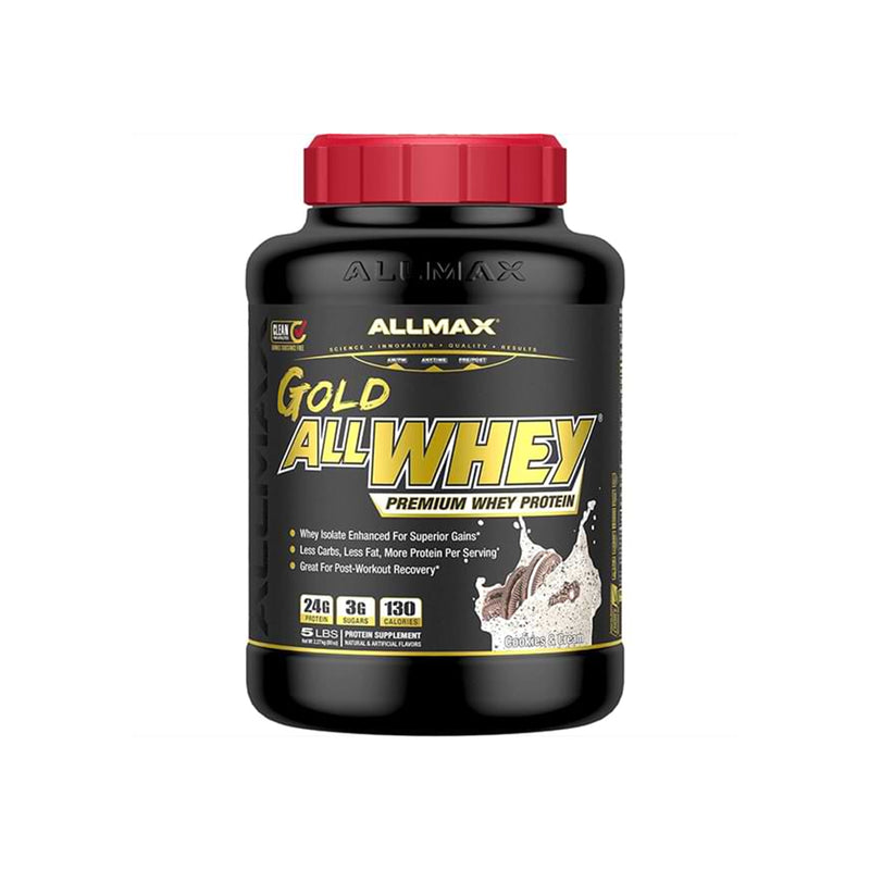 AllMax Nutrition All Whey Gold Premium Whey Protein Shake - 5lbs