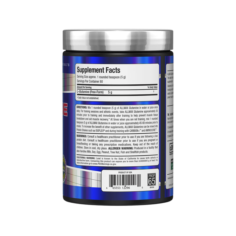 Micronized Glutamine W/ Glutasure Technology - 400g