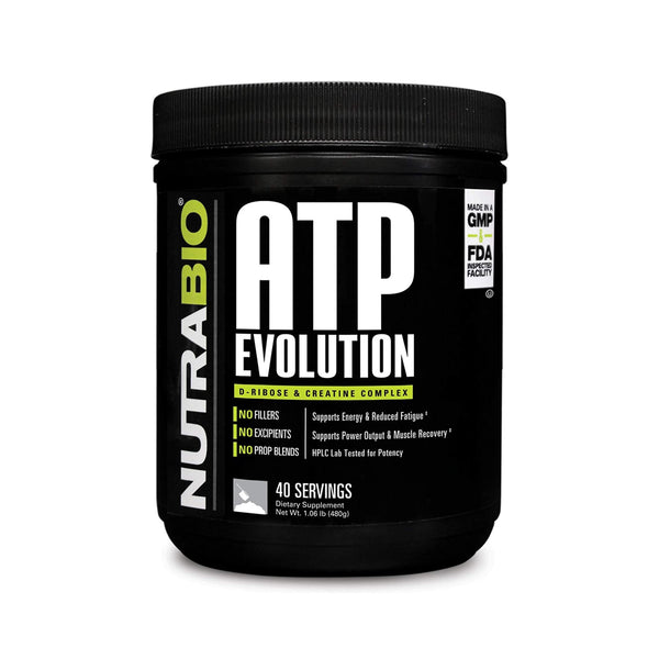 NutraBio ATP Evolution - 40 Servings - Unflavored