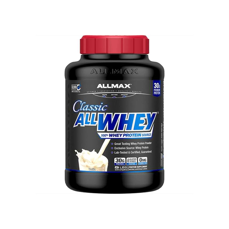 AllMax Nutrition All Whey Classic Premium Whey Protein Blend - 5lbs | AllMax Nutrition