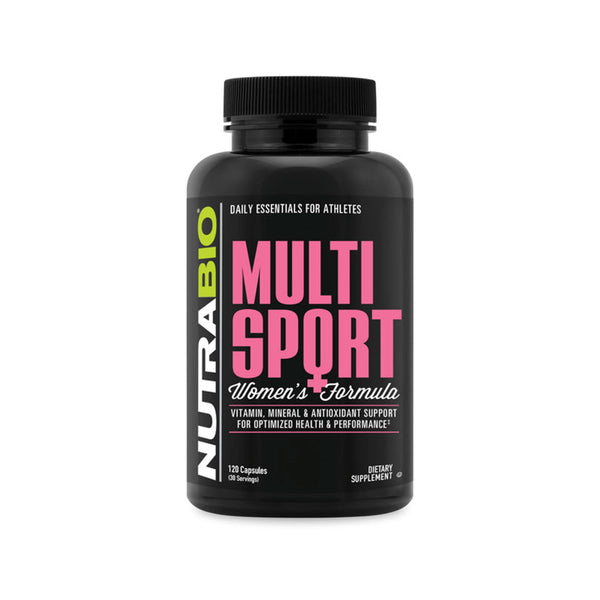 NutraBio Multi-Sport Women - 120 Capsules