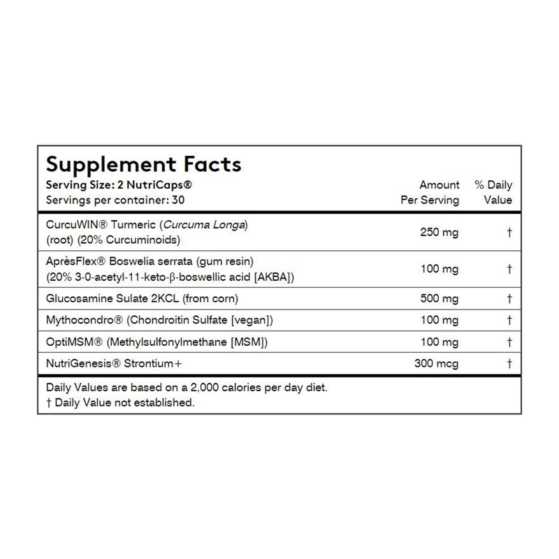 Performance Lab Core Range - Flex - 60 Nutricaps