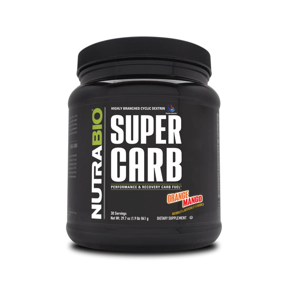 NutraBio Super Carb - 30 Servings – Orange Mango