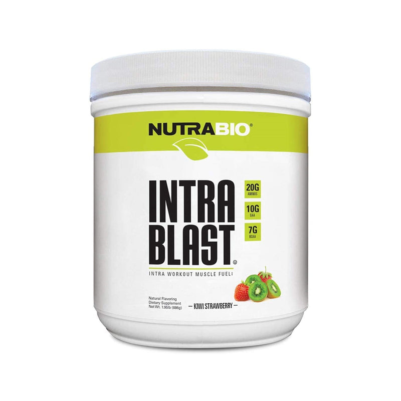 NutraBio Intra Blast EAA Natural Powder Kiwi Strawberry - 30 Servings