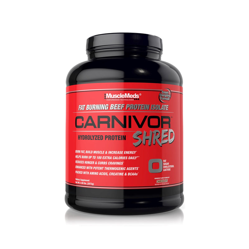 Musclemeds Carnivor Shred Beef Protein Shake Chocolate - 4lbs