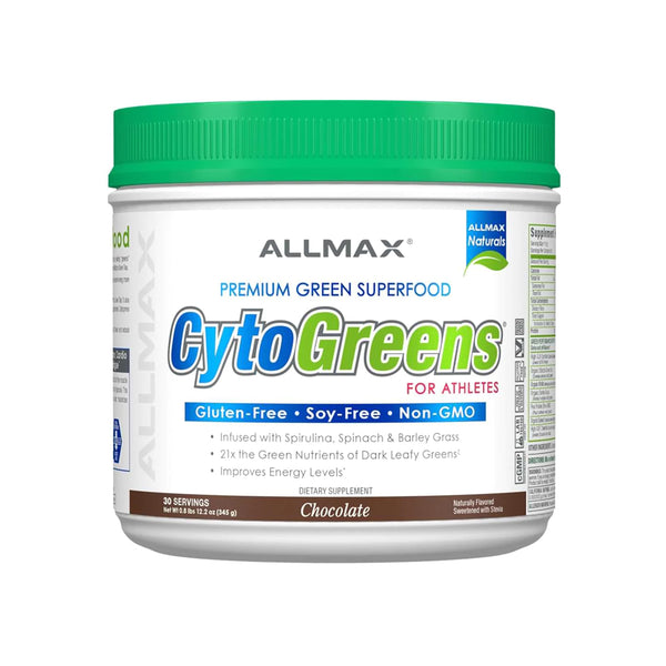 AllMax Nutrition Cytogreens Premium Green Superfood - 30 Servings - Chocolate