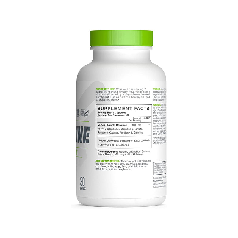 MusclePharm Carnitine Essentials - 60 Capsules