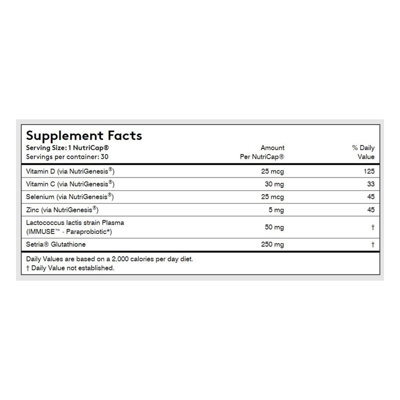 Performance Lab Core Range - Immune - 30 Nutricaps