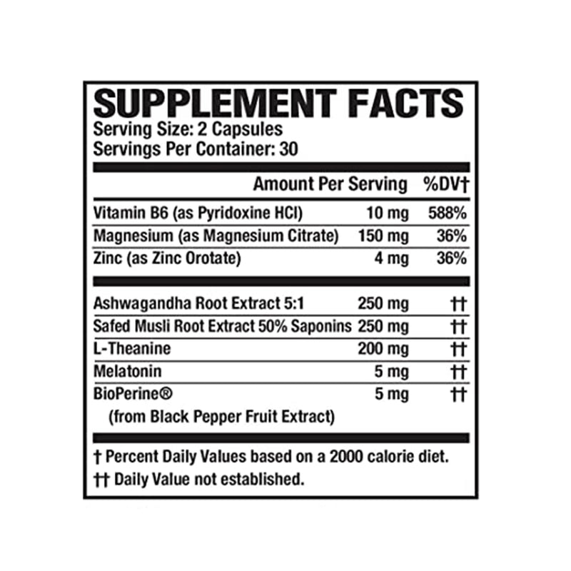 Jacked Factory TEST PM - 60 Veggie Capsules