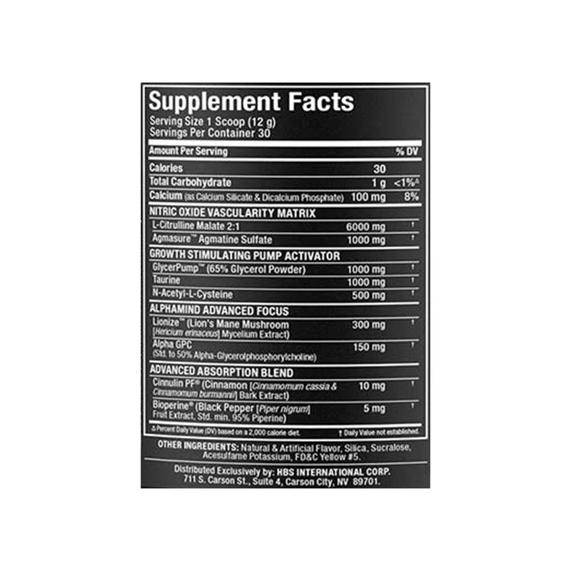 AllMax Nutrition Impact Pump Pre-Workout - 30 Servings