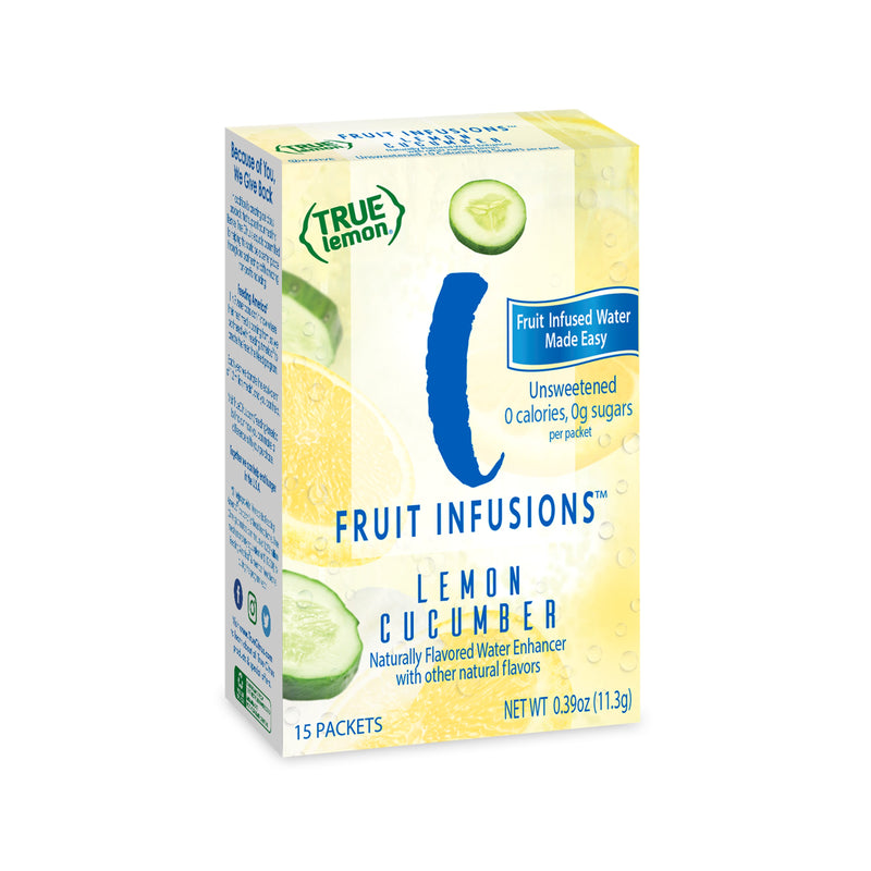 True Citrus True Lemon Fruit Infusions Water Enhancer - 15 Packets