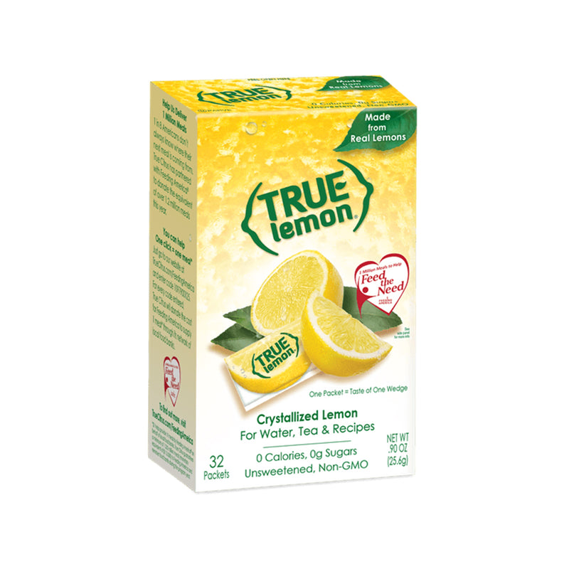 True Citrus True Lemon Natural Powder Lemon - 32 Packets