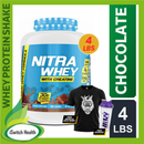 Muscle Rulz Nitra Whey with Creatine + BCAA - 4 LBS  Supports Muscle Growth, Strength, and Endurance