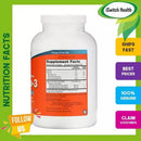 Now Foods Omega-3 Fish Oil (Molecularly Distilled) - 500 Softgels