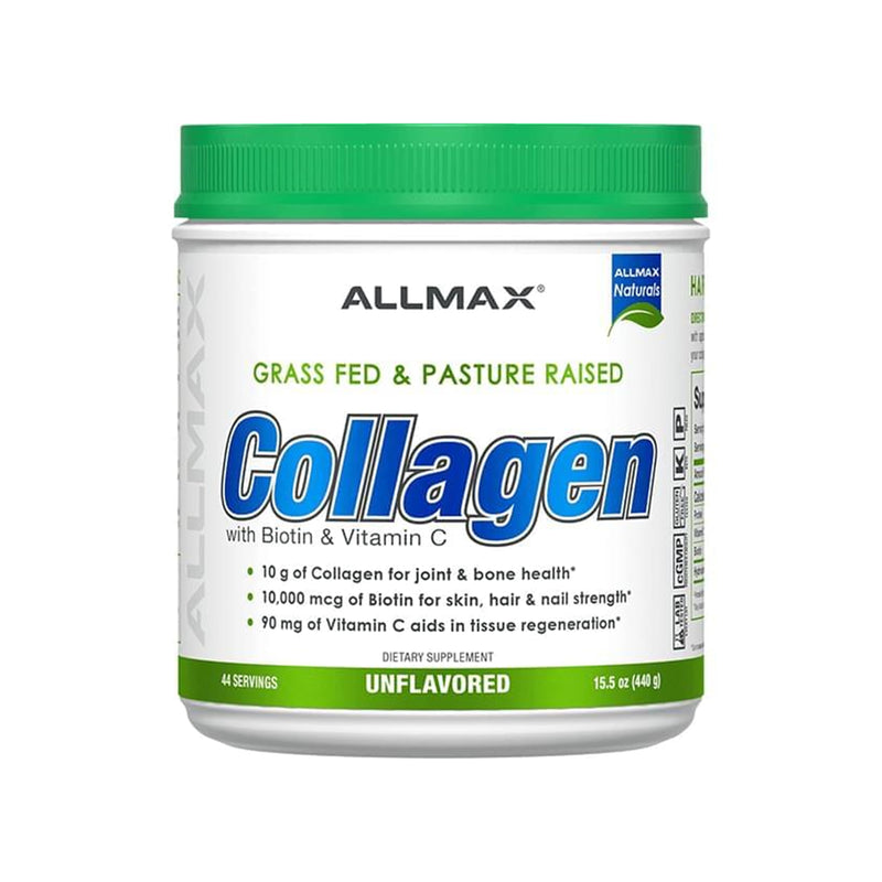 AllMax Nutrition Collagen W/ Biotin + Vitamin C - 44 Servings | AllMax Nutrition