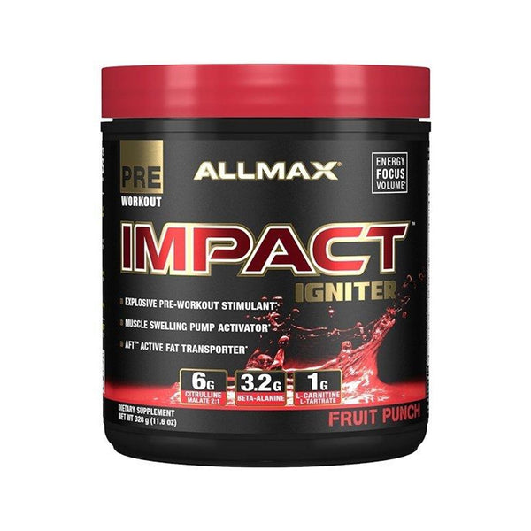 AllMax Nutrition Impact Igniter Pre-Workout Fruit Punch - 30 Servings