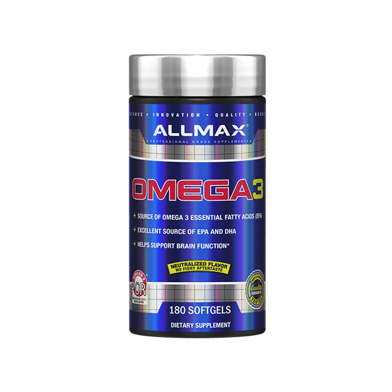 AllMax Nutrition Omega 3 Fish Oil Concentrate - 180 Softgels