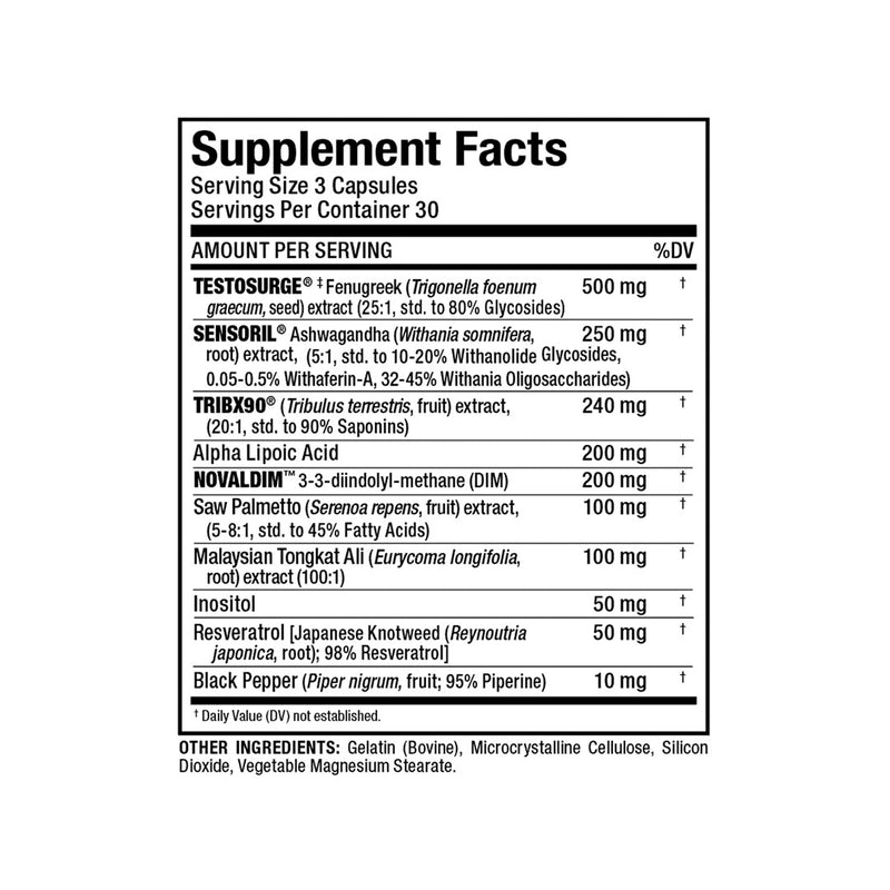 AllMax Nutrition TestoFX Loaded - 90 Capsules