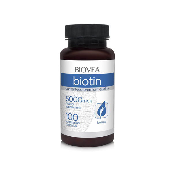 Biovea Biotin (5,000mcg) - 100 Capsules