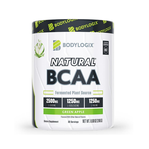 Bodylogix Natural BCAA Green Apple - 30 Servings