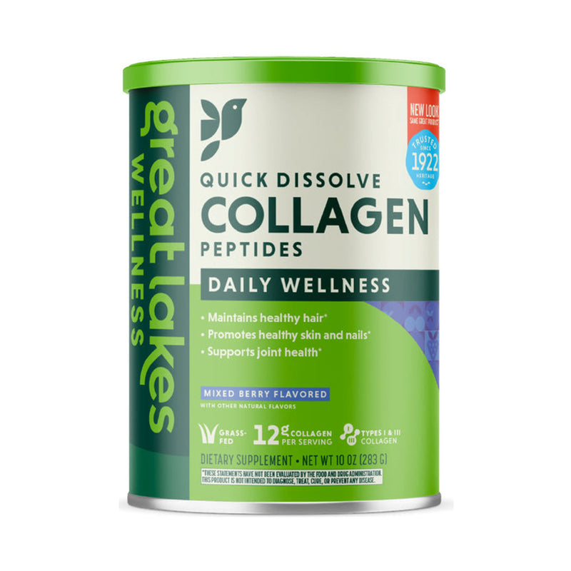 Great Lakes Wellness Collagen Peptides - 10oz | 22 Servings