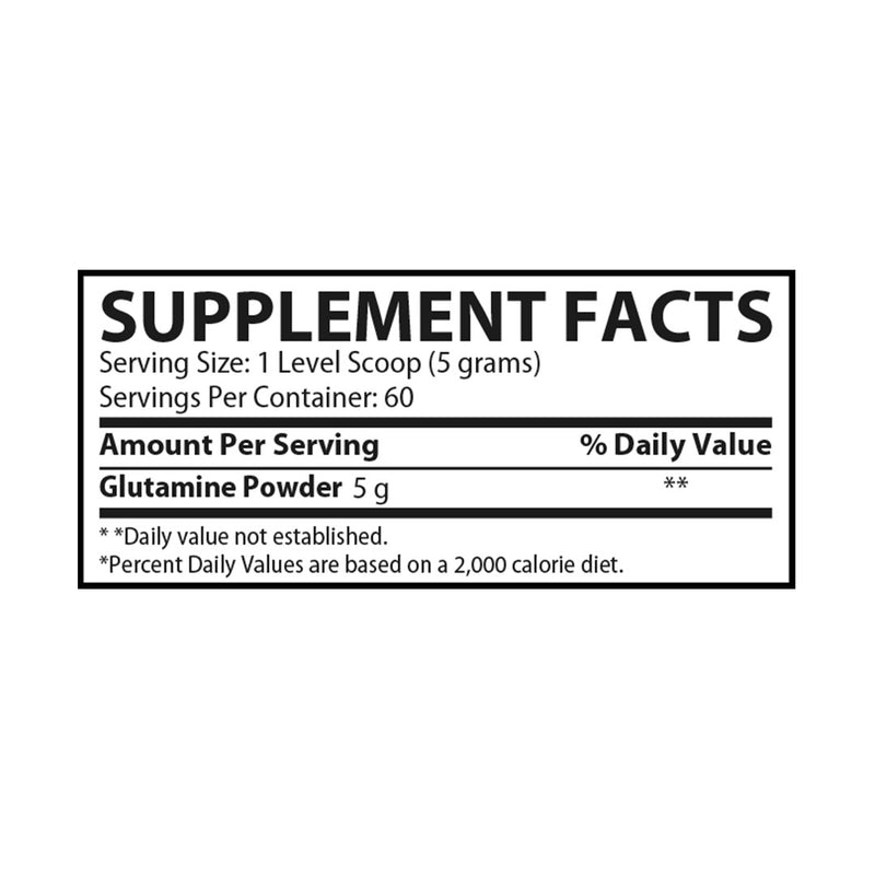 Muscle Rulz Glutamine Powder Premium Micronized - 300g