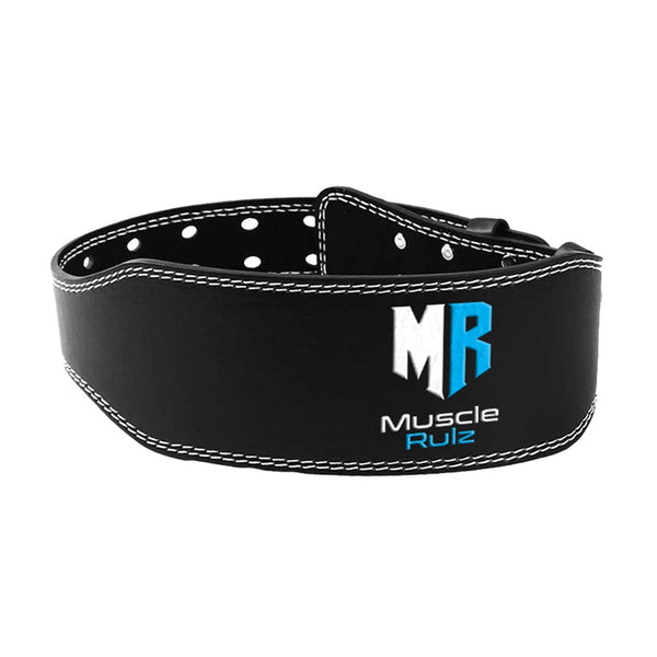 Muscle Rulz Weight Training Leather Gym Belt