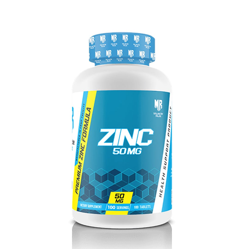 Muscle Rulz Zinc 50mg - 100 Tablets