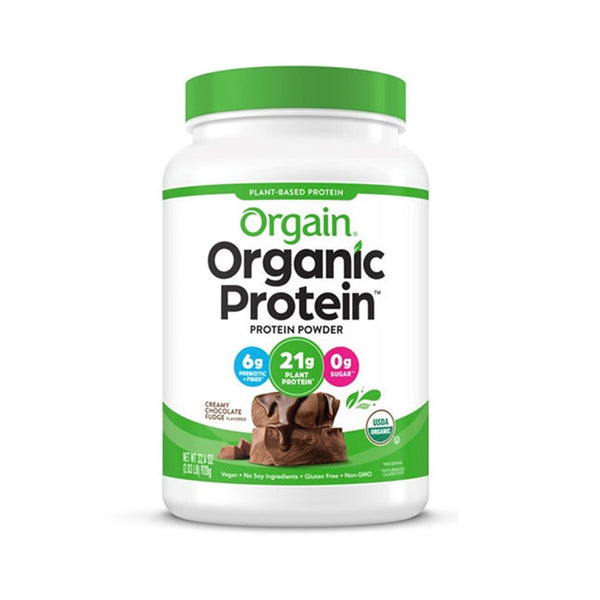 Orgain Organic Protein Powder Creamy Chocolate Fudge - Plant Based - 2.03lbs