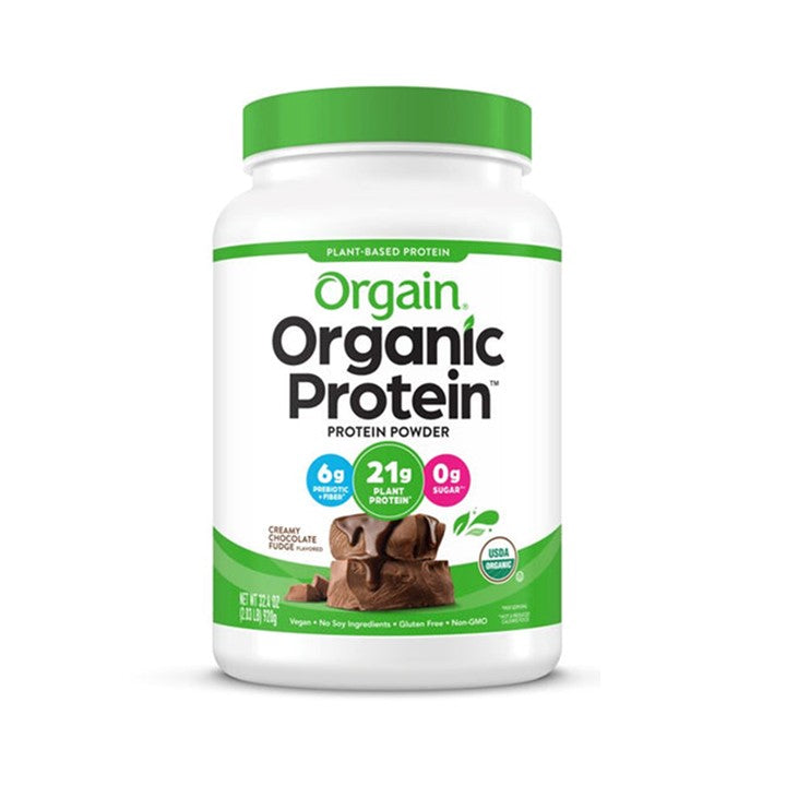 Orgain Organic Protein Powder Creamy Chocolate Fudge - Plant Based - 2.03lbs