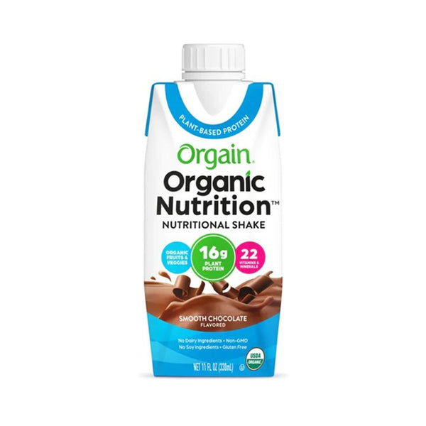 Orgain Vegan Organic Nutrition Shake - Plant-Based - 11fl oz (330ml)