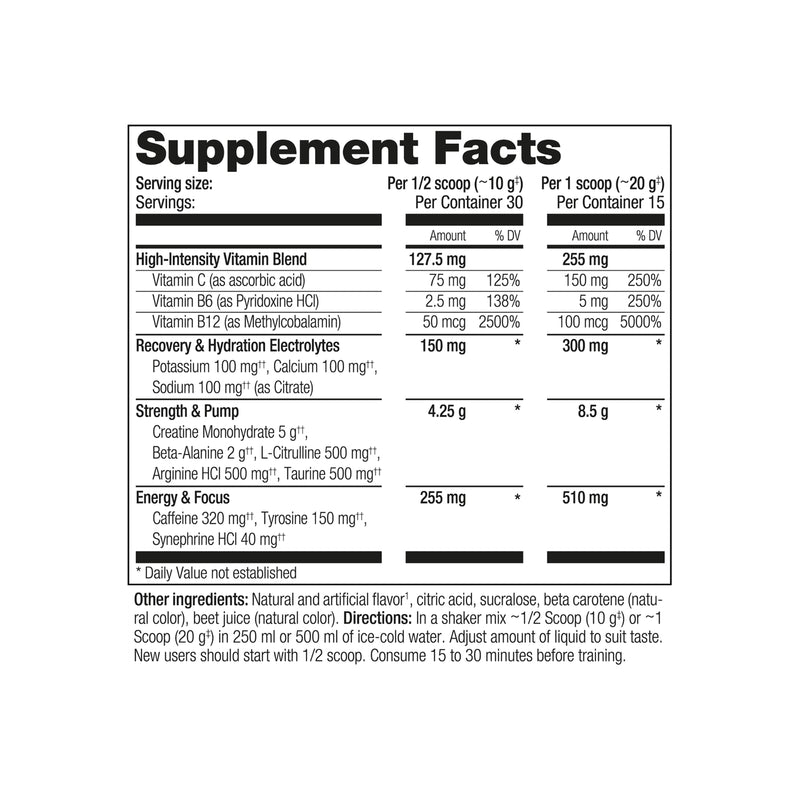 Perfect Sports iPrep Advanced Pre-Workout - 30 Servings