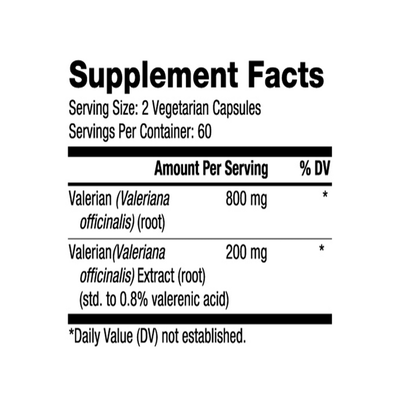 Biovea Valerian Root (For Sleep & Anxiety) 500mg – 120 Capsules