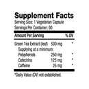Biovea Green Tea Extract (500mg) – 60 Capsules
